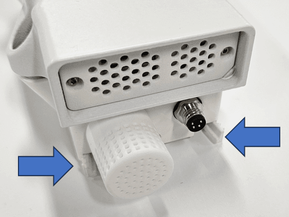 Removing the Air Lite from its bracket