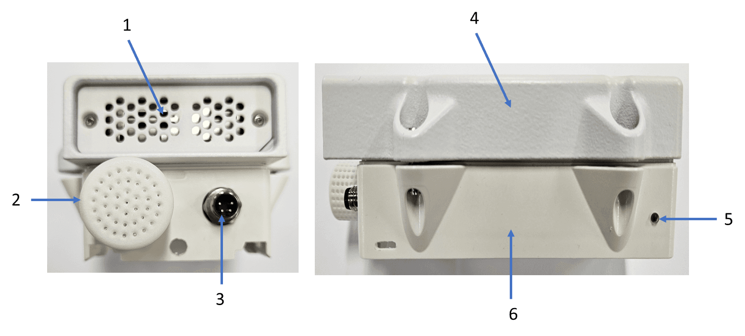 Sensorbee Air Lite labelled parts