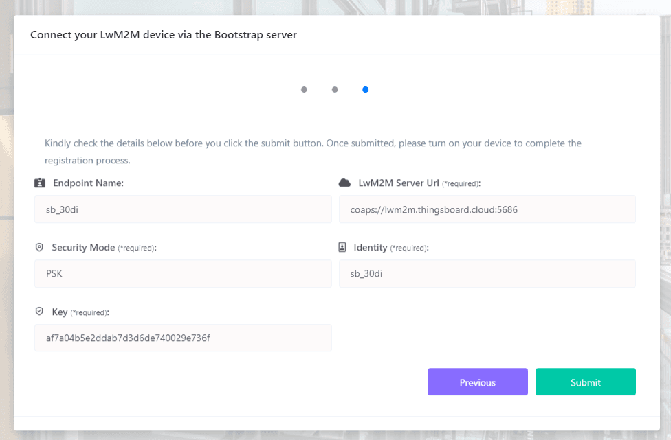 External bootstrap summary