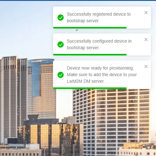 External bootstrap complete