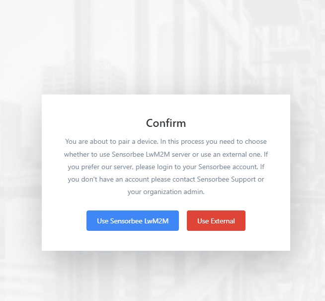 Bootstrap prompt — Sensorbee or external