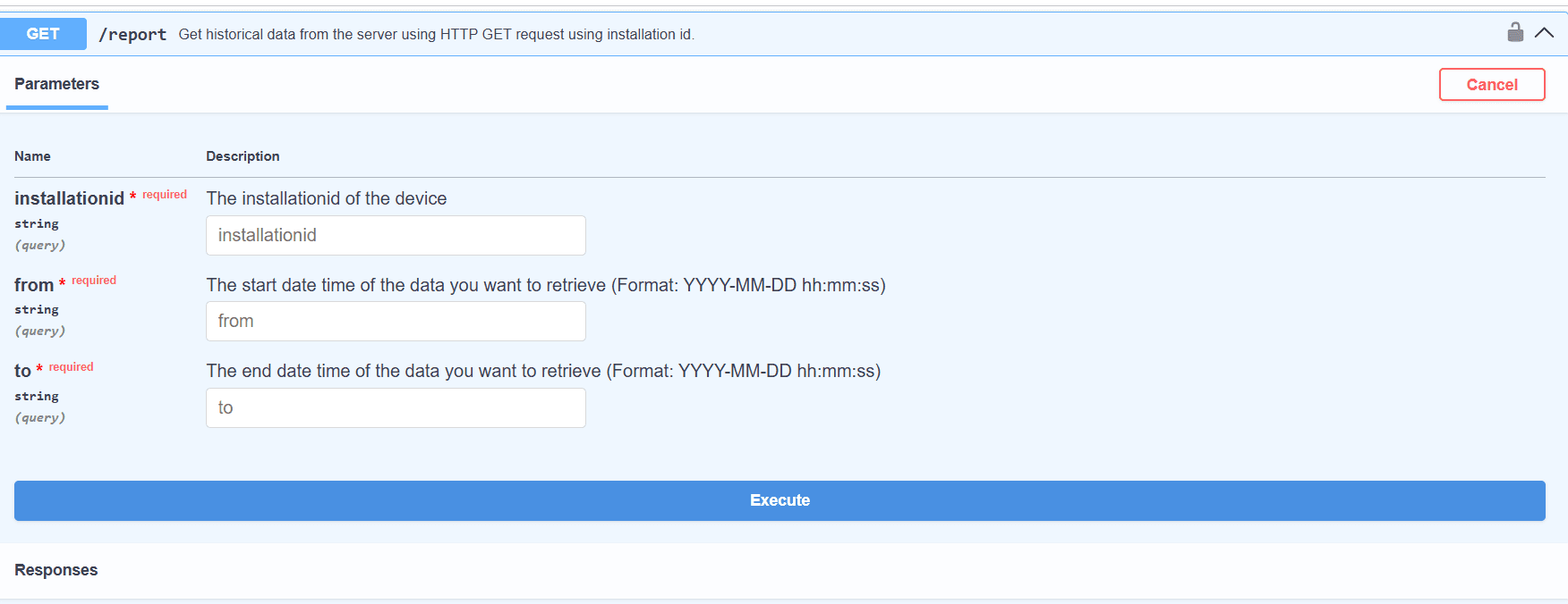 apiKey header parameter