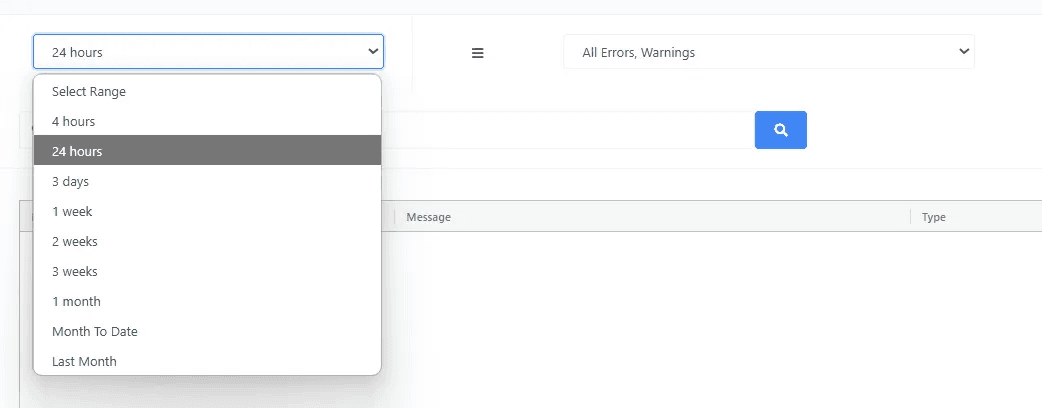 Log filters