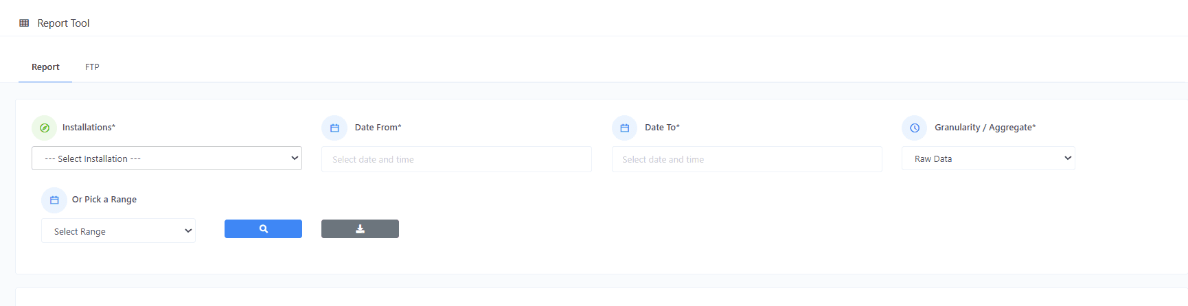 Report filters