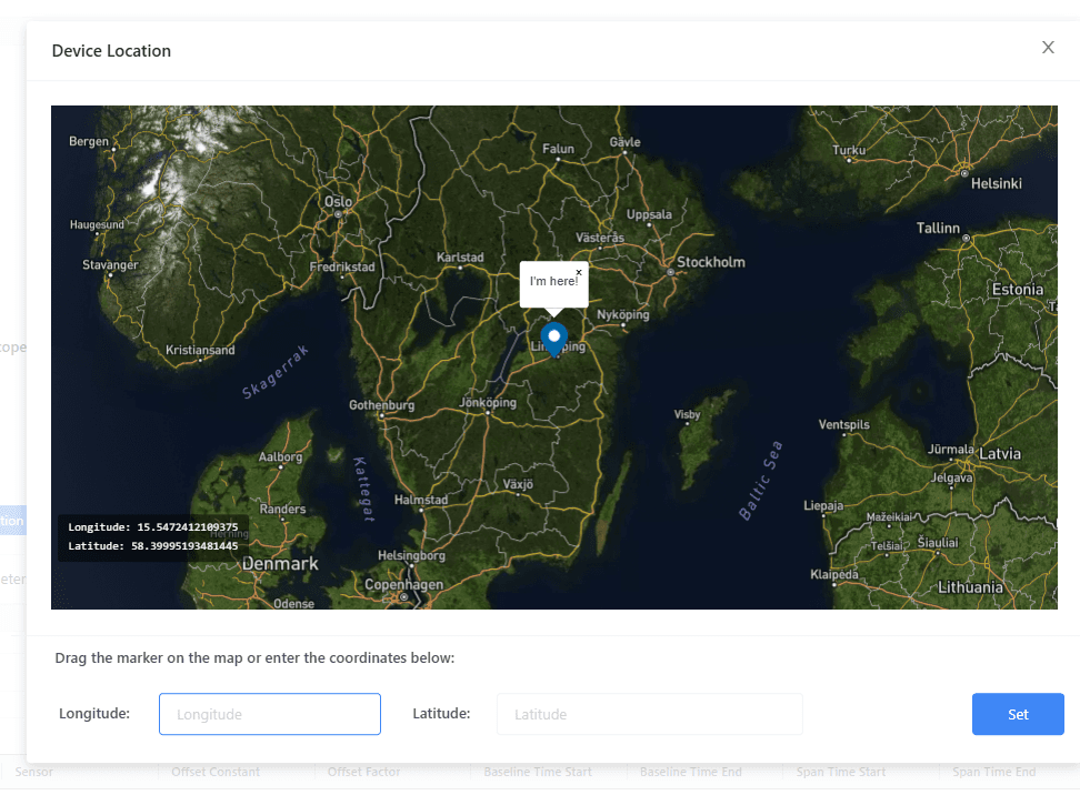 GPS modal