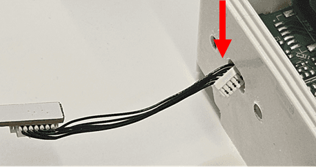 Sensor removed