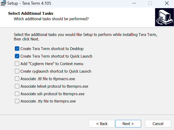 Additional tasks