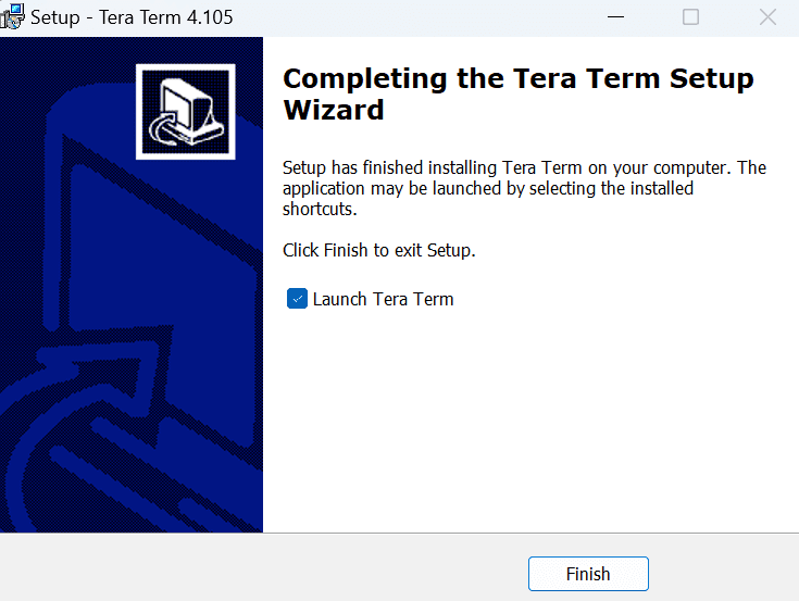 Launch Tera Term