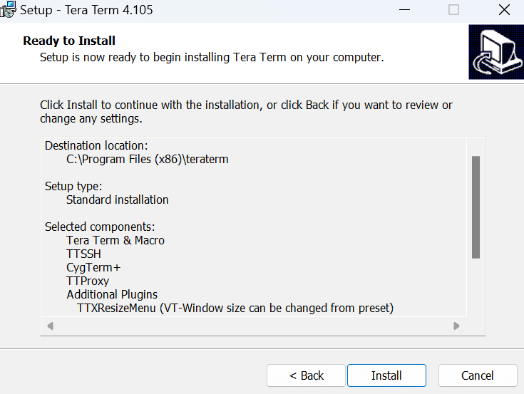 Ready to install