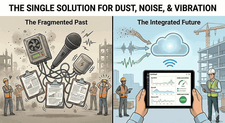 Why Dust, Noise and Vibration Need One Monitoring Solution